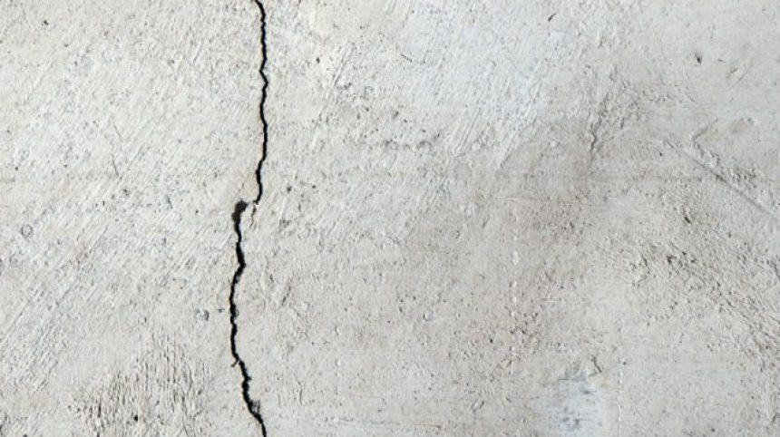 cracks in concrete